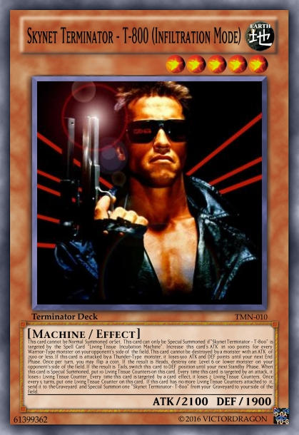 Terminator Infiltration Skynet Terminator - T-800 (Infiltration Mode) Card by Saiol1000 on ...