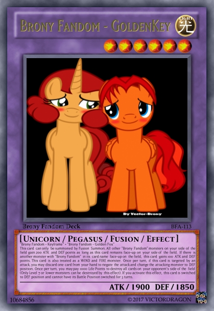 Brony Fandom - GoldenKey Card