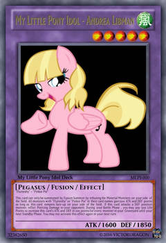 My Little Pony Idol - Andrea Libman Card