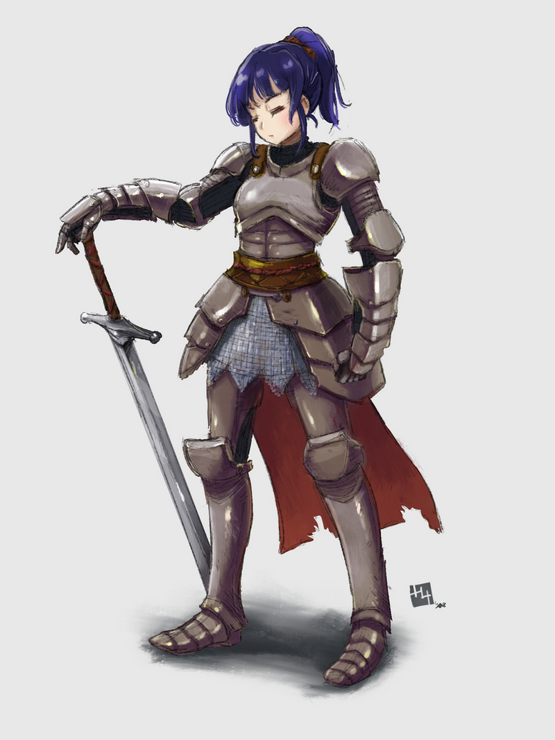 Knight Riger Girl .: Knight Girl 01 :. by Hikari151 on DeviantArt