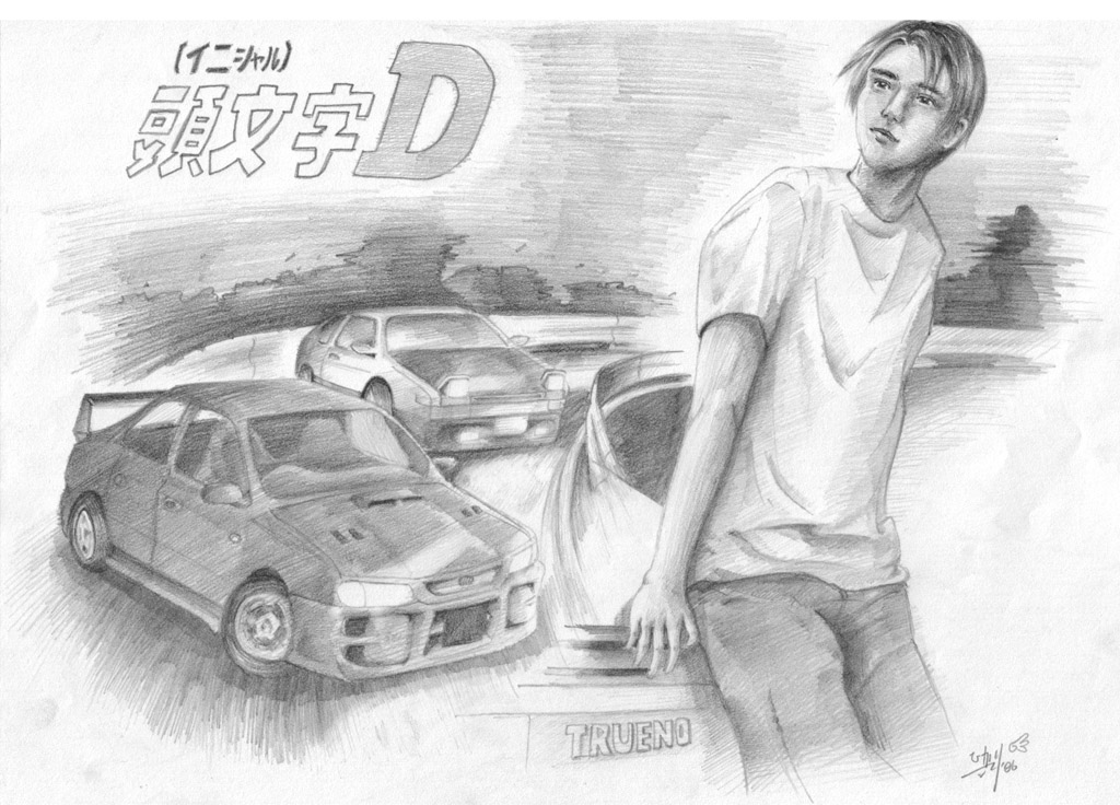 Initial D Fan Art