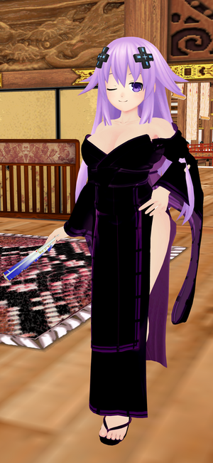 MMD: Adult Neptune in Yumi Kimono