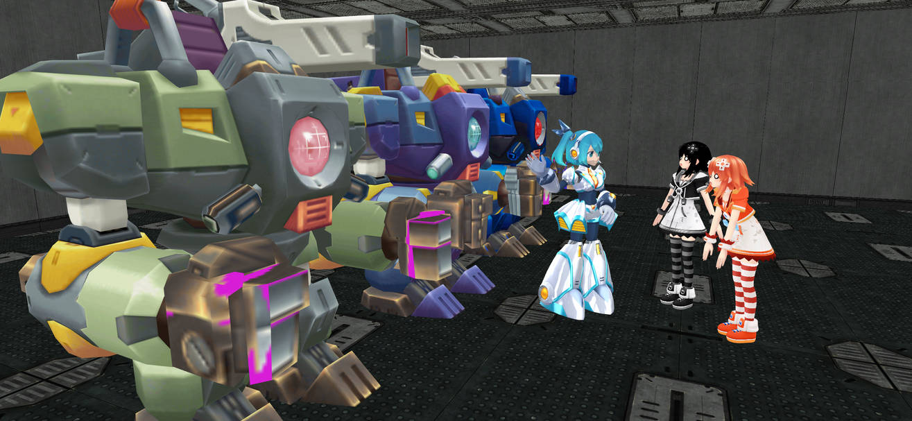 MMD: More Ride Armors than one? by MegaAli on DeviantArt
