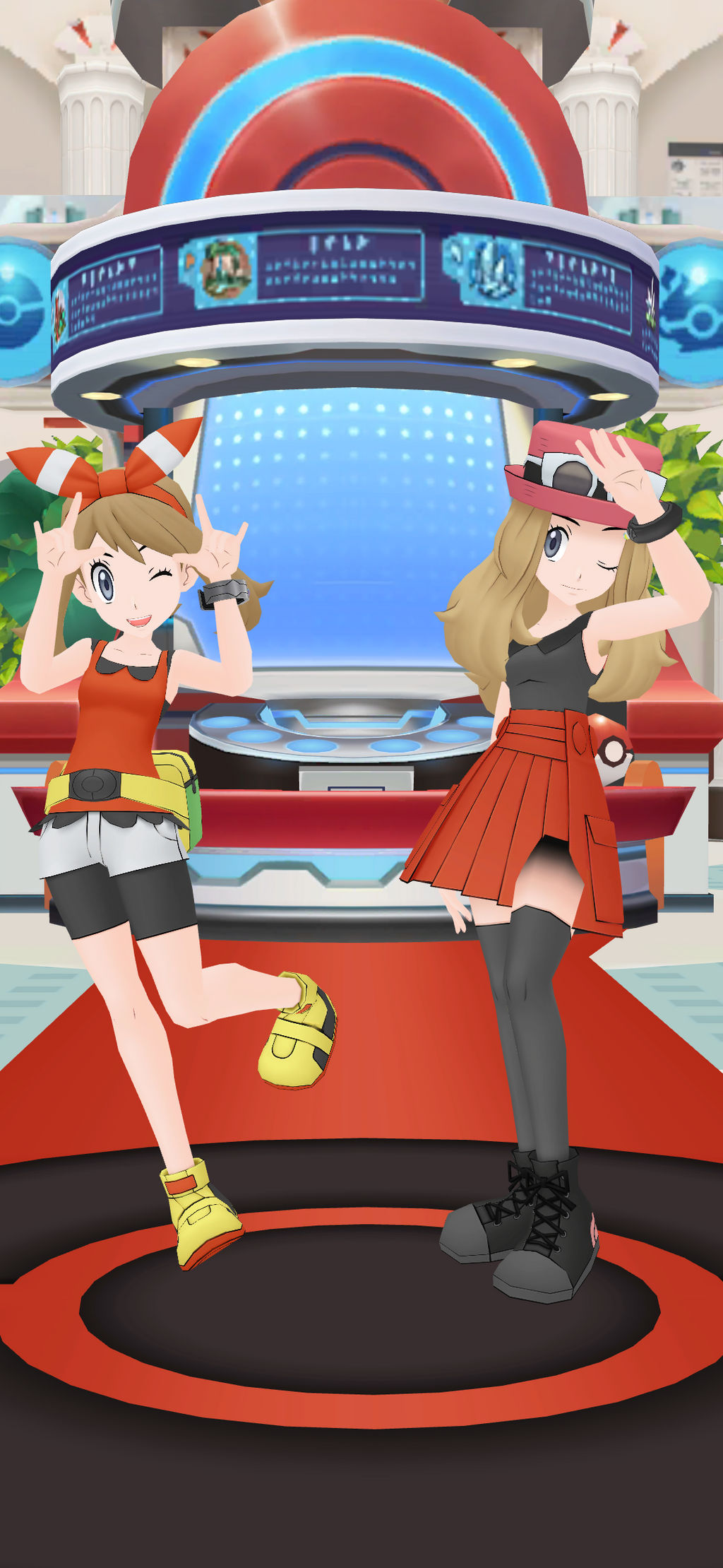 May Mmd MMD: May and Serena for ManSantos by MegaAli on DeviantArt