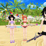 MMD: Kokomi, Nepsashi and Mep Sisters in the Beach