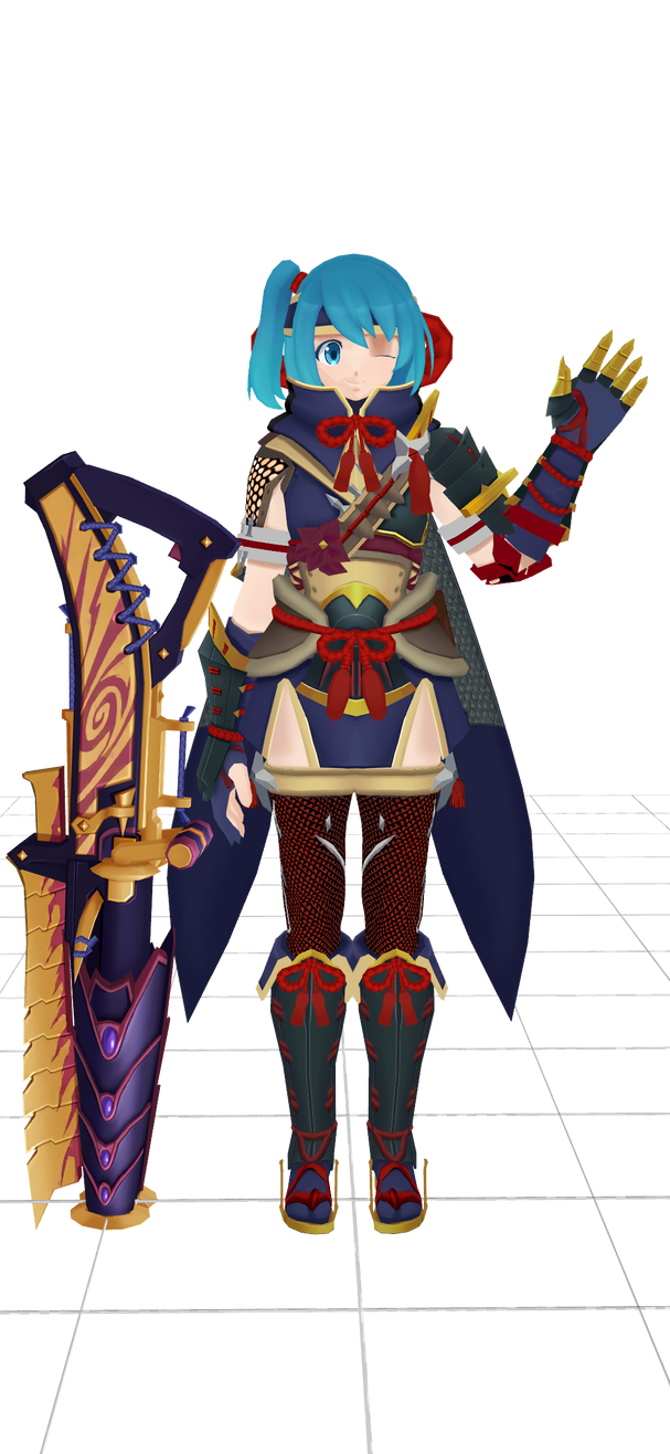 MMD: RiCO Monster Hunter Version by MegaAli on DeviantArt