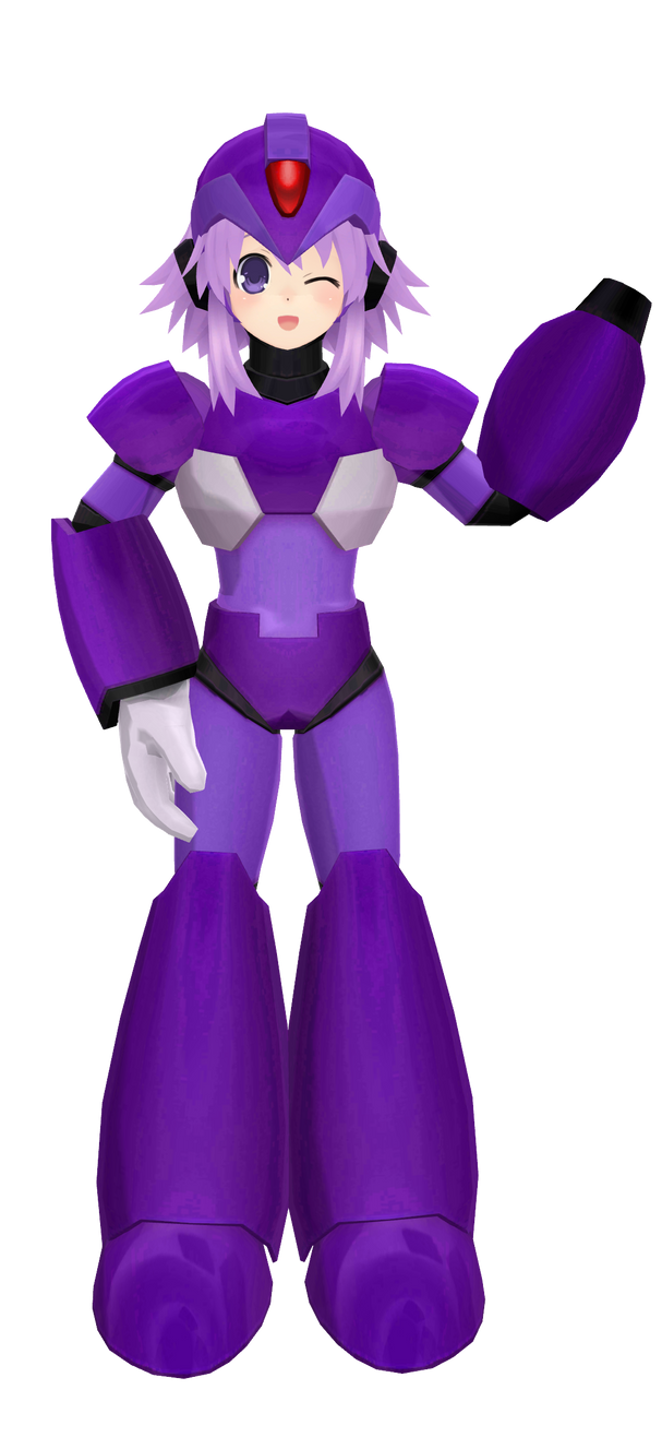 MMD: Neptune in Reploid(X Normal Armor) by MegaAli on DeviantArt