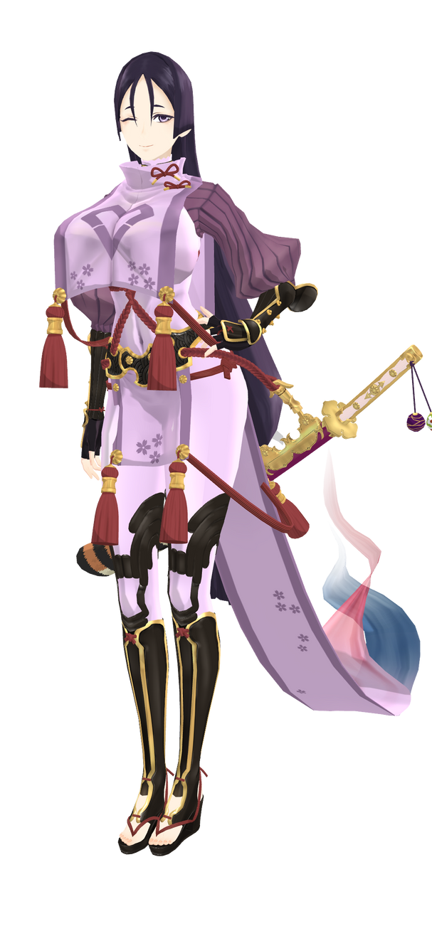 MMD: Minamoto no Raikou by MegaAli on DeviantArt