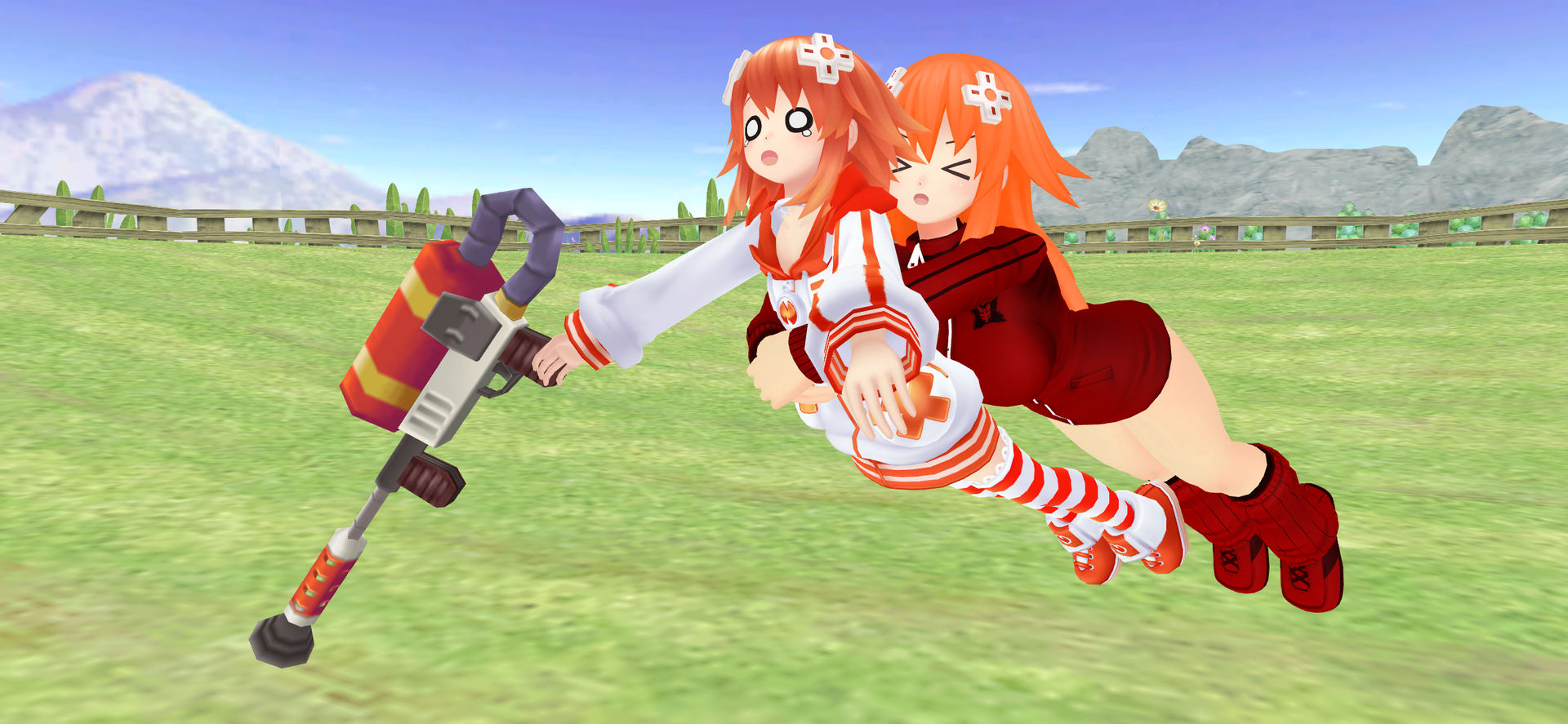 MMD: Adult Madison caught Madison for took her gun by MegaAli on DeviantArt