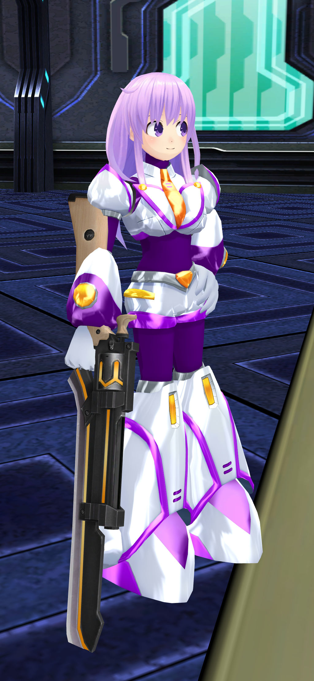 MMD: Nepgear with Gunblade Zero by MegaAli on DeviantArt
