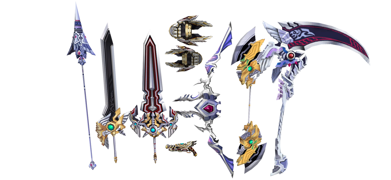 MMD: The TYPES Weapons of Fairy Fencer by MegaAli on DeviantArt