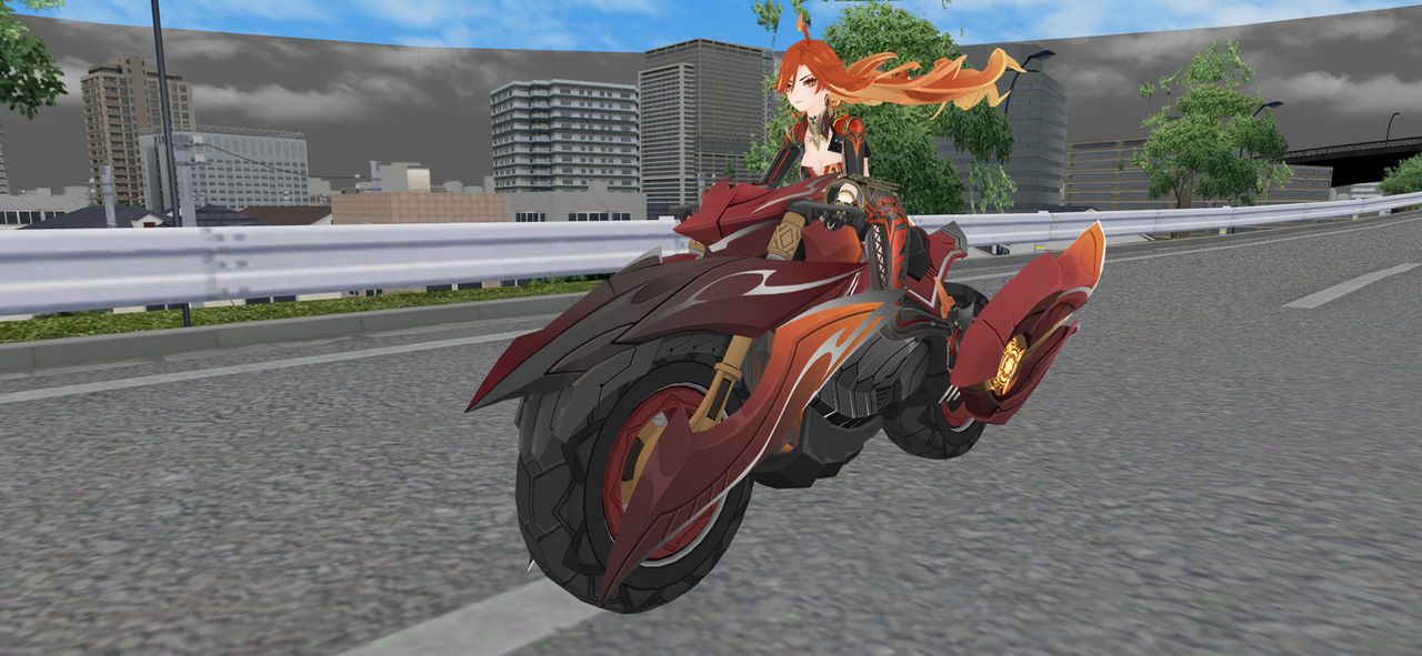 Mmd Motorcycle Riding MMD: Mavuika with her Bike by MegaAli on DeviantArt