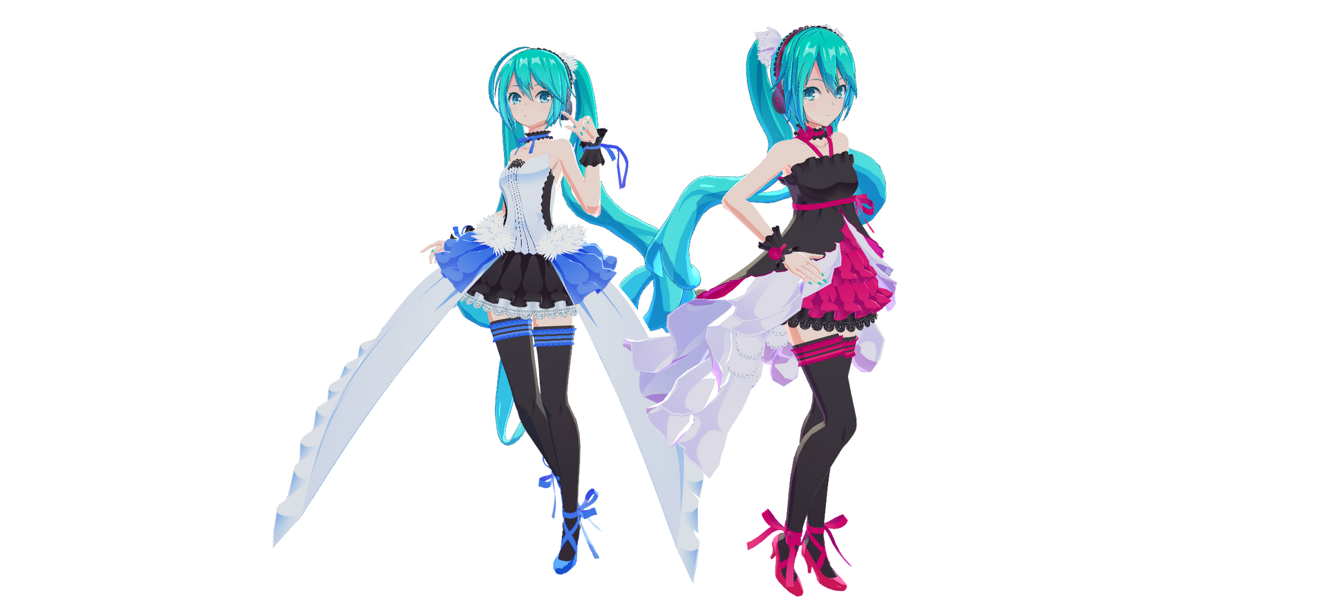 MMD: Hatsune Miku in Type-2020 Dresses by MegaAli on DeviantArt