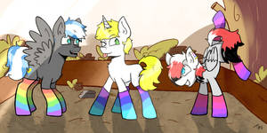 Silly Ponies By Kennyteya
