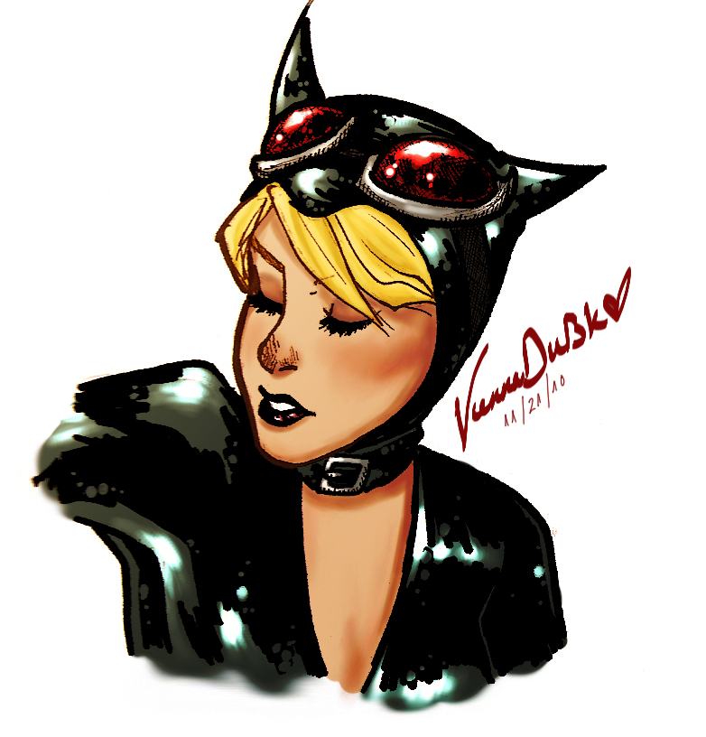 Adam Hughes Inspired Catwoman