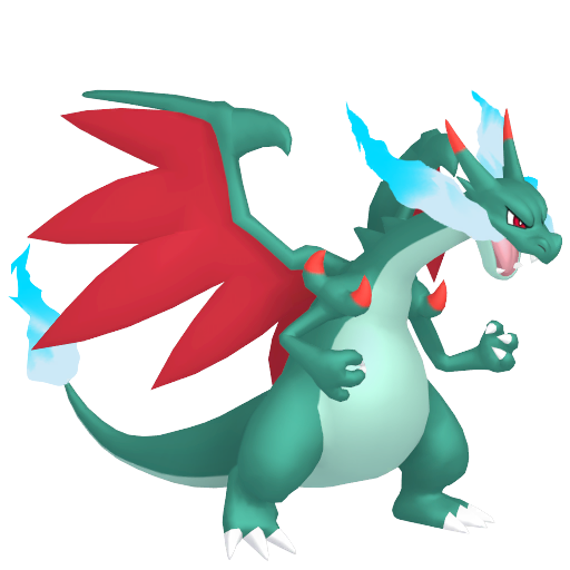 Evolução Megas Charizard Shiny XeY 