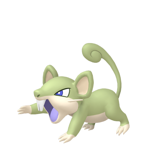#019 Shiny Rattata (Female) by dakshkohli23 on DeviantArt