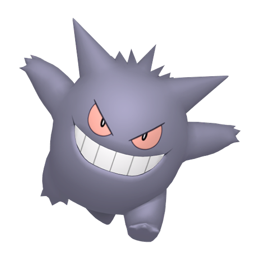 Shiny Gengar (vector) by Venjix5 on DeviantArt