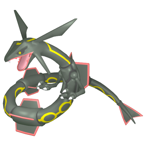 Free: 384rayquaza-shiny Xy Anime - Pokemon Rayquaza Shiny