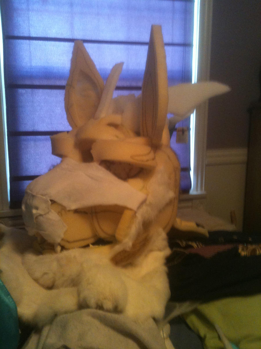 Beastie Fursuit WIP Partial