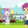 Scootaloo and Sweetie Belle - Cheer You On