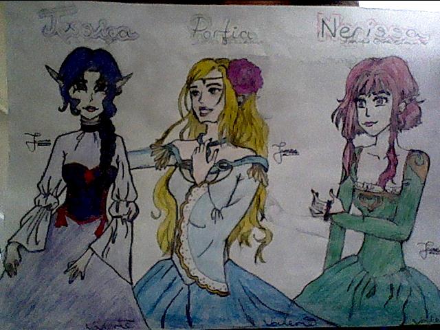 Merchant of Venice: Jessica, Portia, Nerissa by MissZC on DeviantArt Merchant of Venice: Jessica, Portia, Nerissa by MissZC on DeviantArt