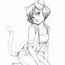 Cat Girl - sketch