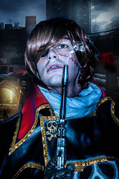 Capitan Harlock in a distopic future