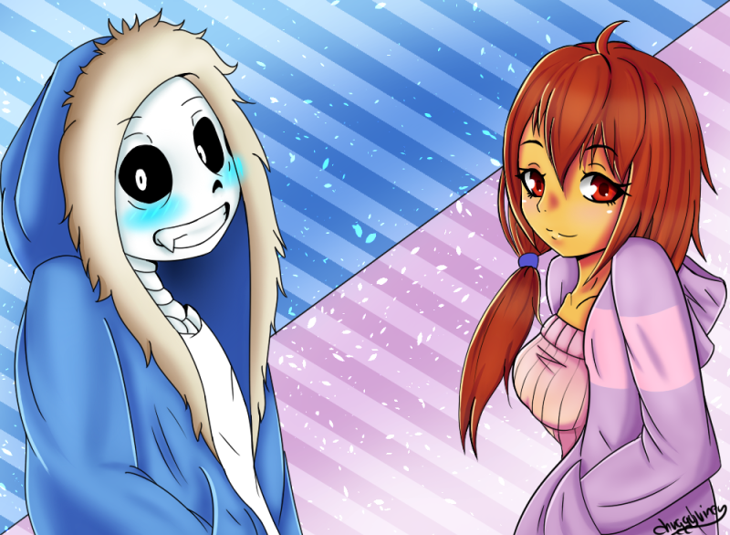 Undertale Frisk And Sans By Chuggyvine On Deviantart Undertale Frisk And Sans By Chuggyvine On Deviantart