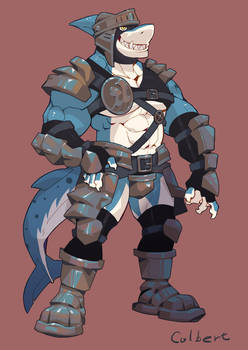 Colbert the Shark knight