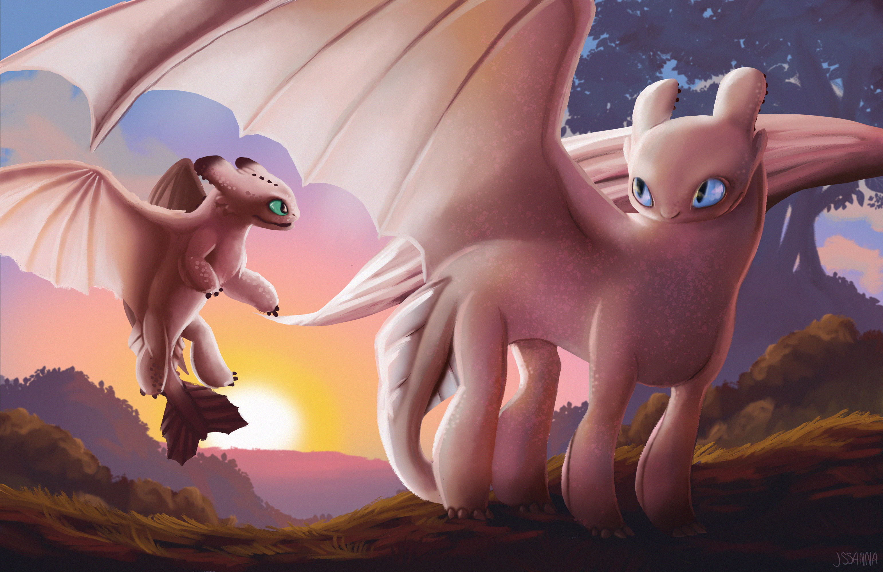 Light And Her Night How To Train Your Dragon By Jssannart On Deviantart