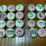 a composition of cupcakes