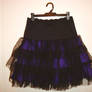 purple+black gothloli skirt