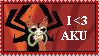 I luv AKU- stamp