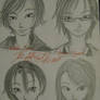 Fujiwara Family headsketches