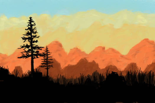 Sunset Mountains