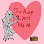 Rake Valentine's Day Card