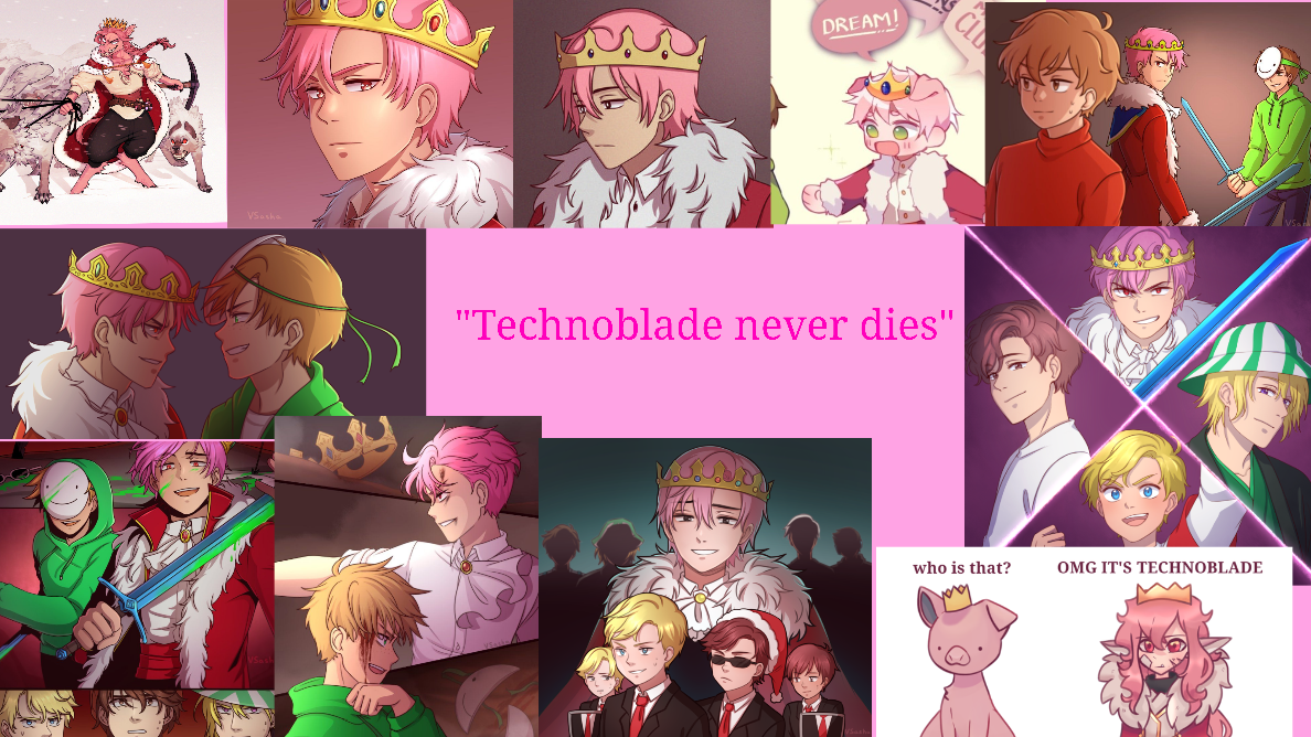 technoblade never dies by localgremliin on DeviantArt