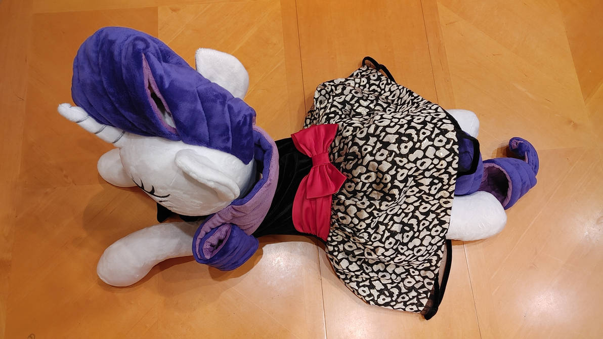 Little Fairy's Wonder - Rarity Black Dress 04 by solideo7 on DeviantArt