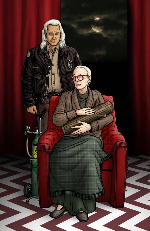 TWIN PEAKS- Margaret And Hawk