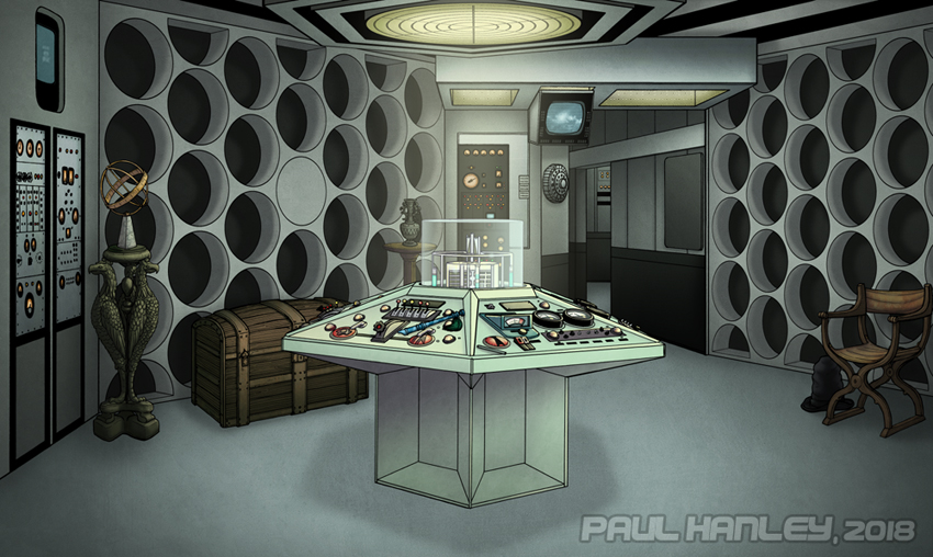 The Second Doctor S Console Room By Paulhanley On Deviantart