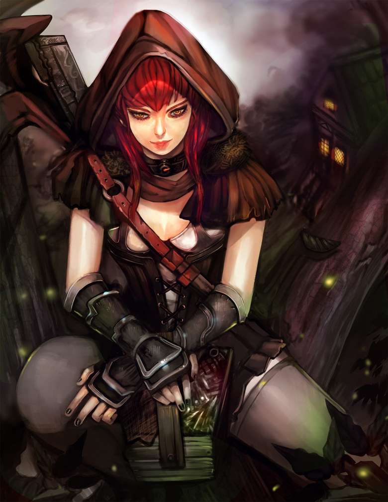 Dark Red Riding Hood