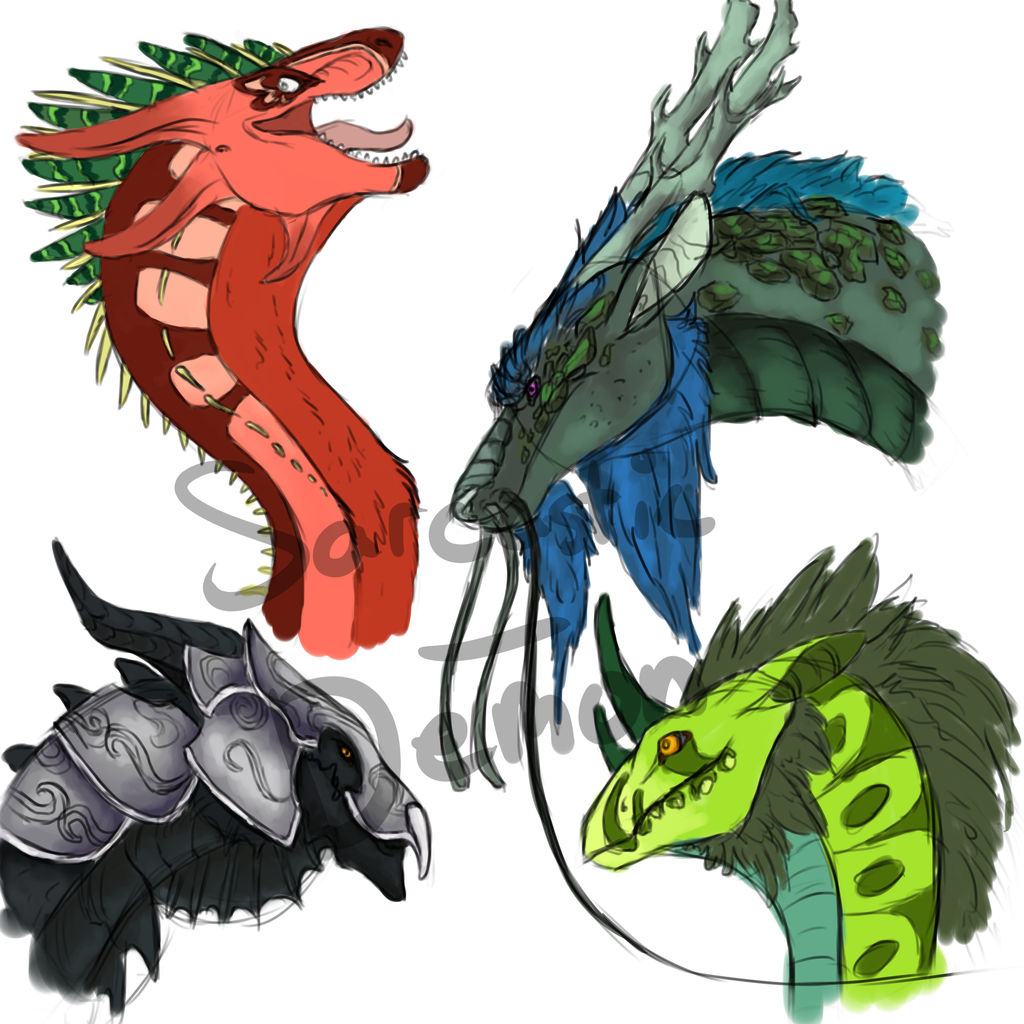 Dragon heads 1