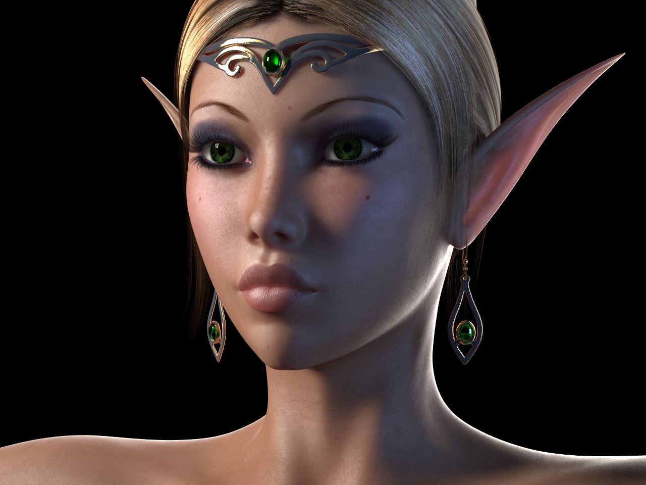 V-Ray Skin Shader Test