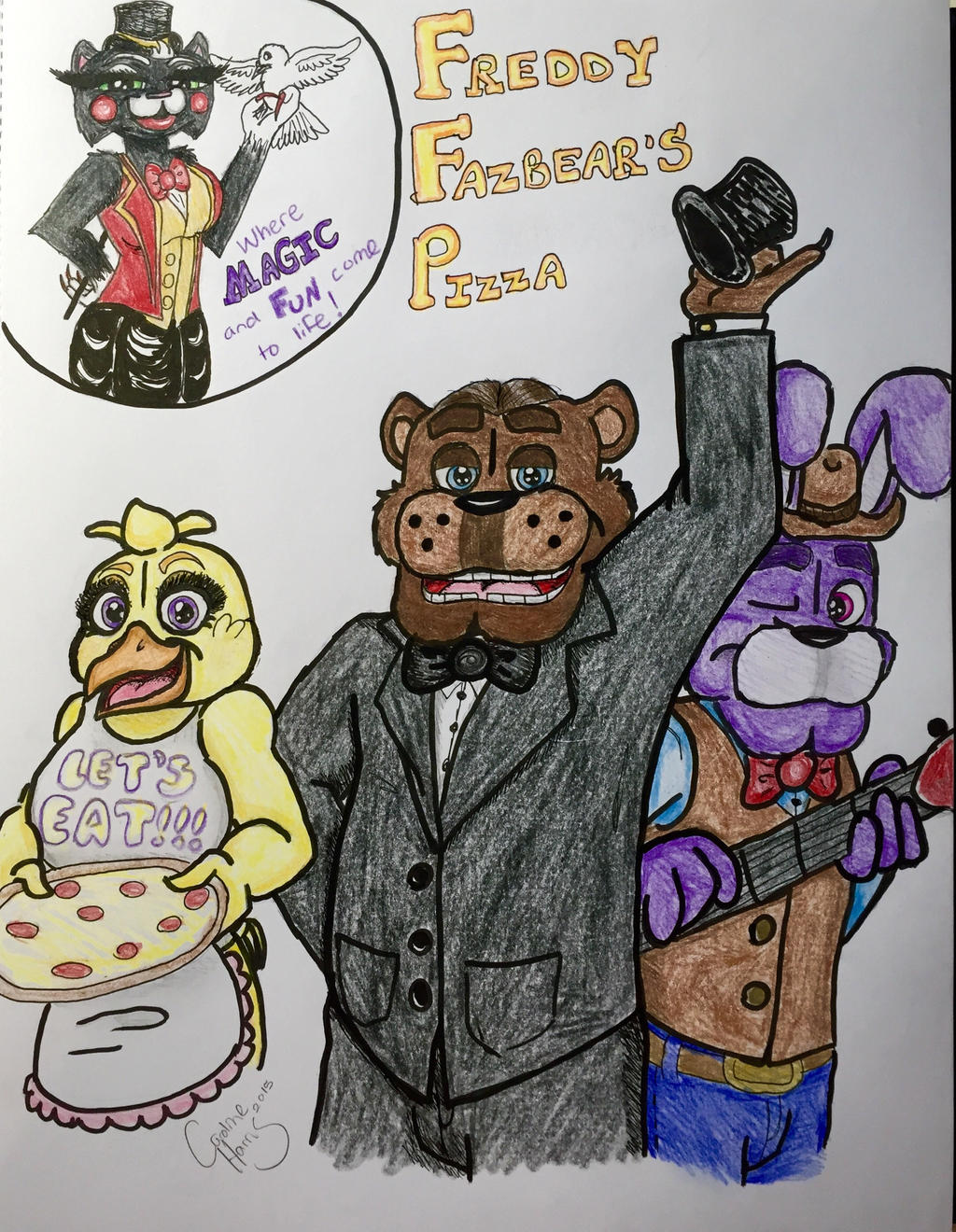 Freddy Fazbear Pizza Band Come to Life Five Nights at Freddy's