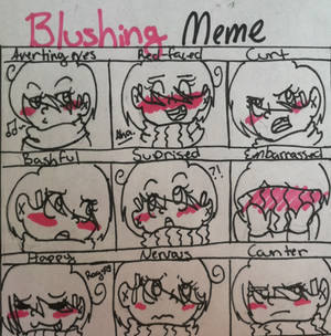 Blushing Meme!