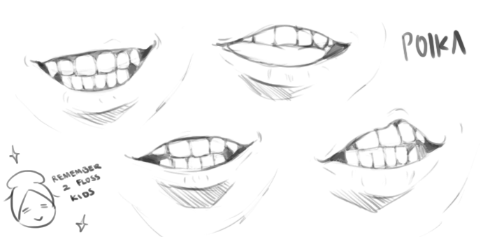 Interesting Teeth Reference mouth/teeth references by poikas on DeviantArt