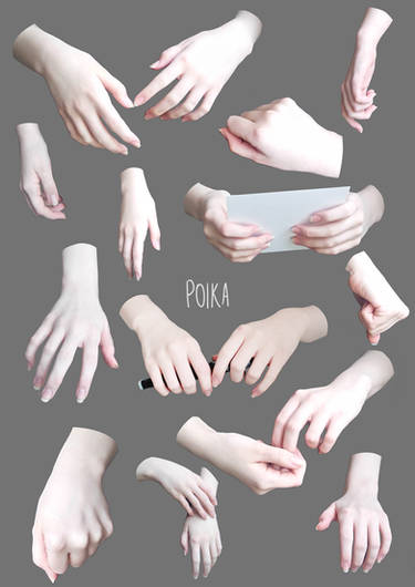 Cupped hands reference by LadyCaprine on DeviantArt