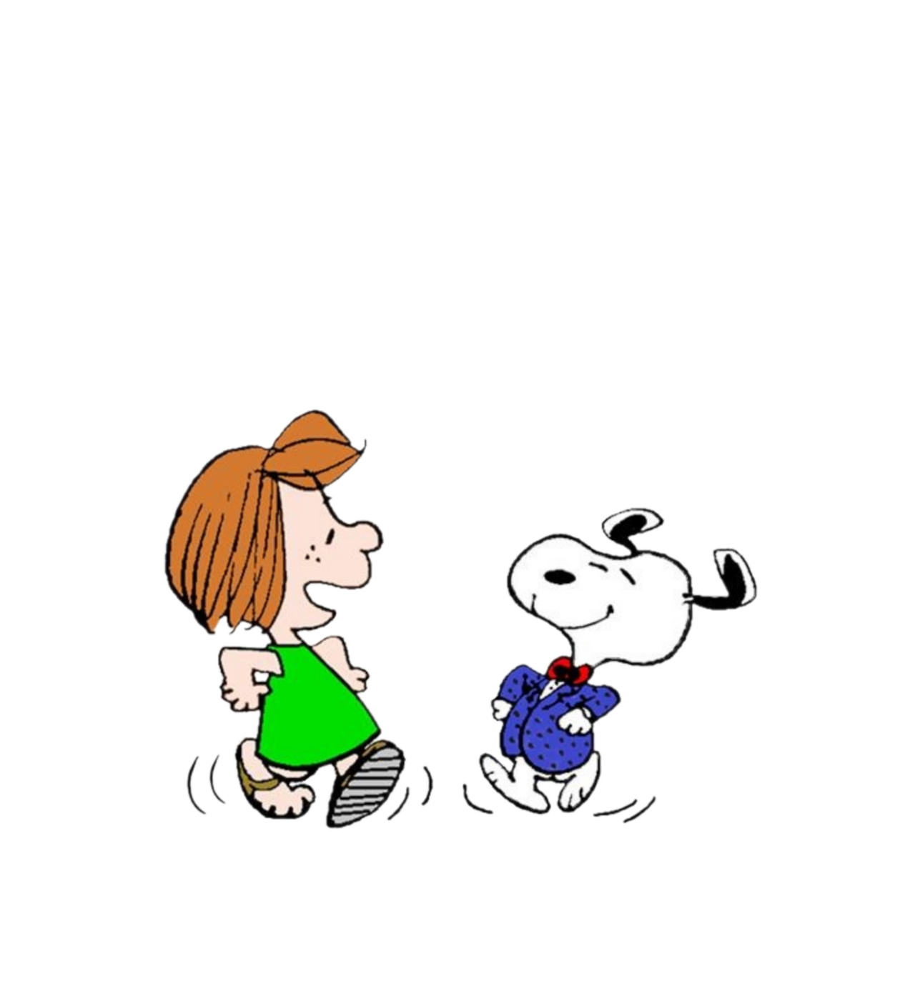 Snoopy and Peppermint Patty Dancing by AlexatheRockstar64 on DeviantArt