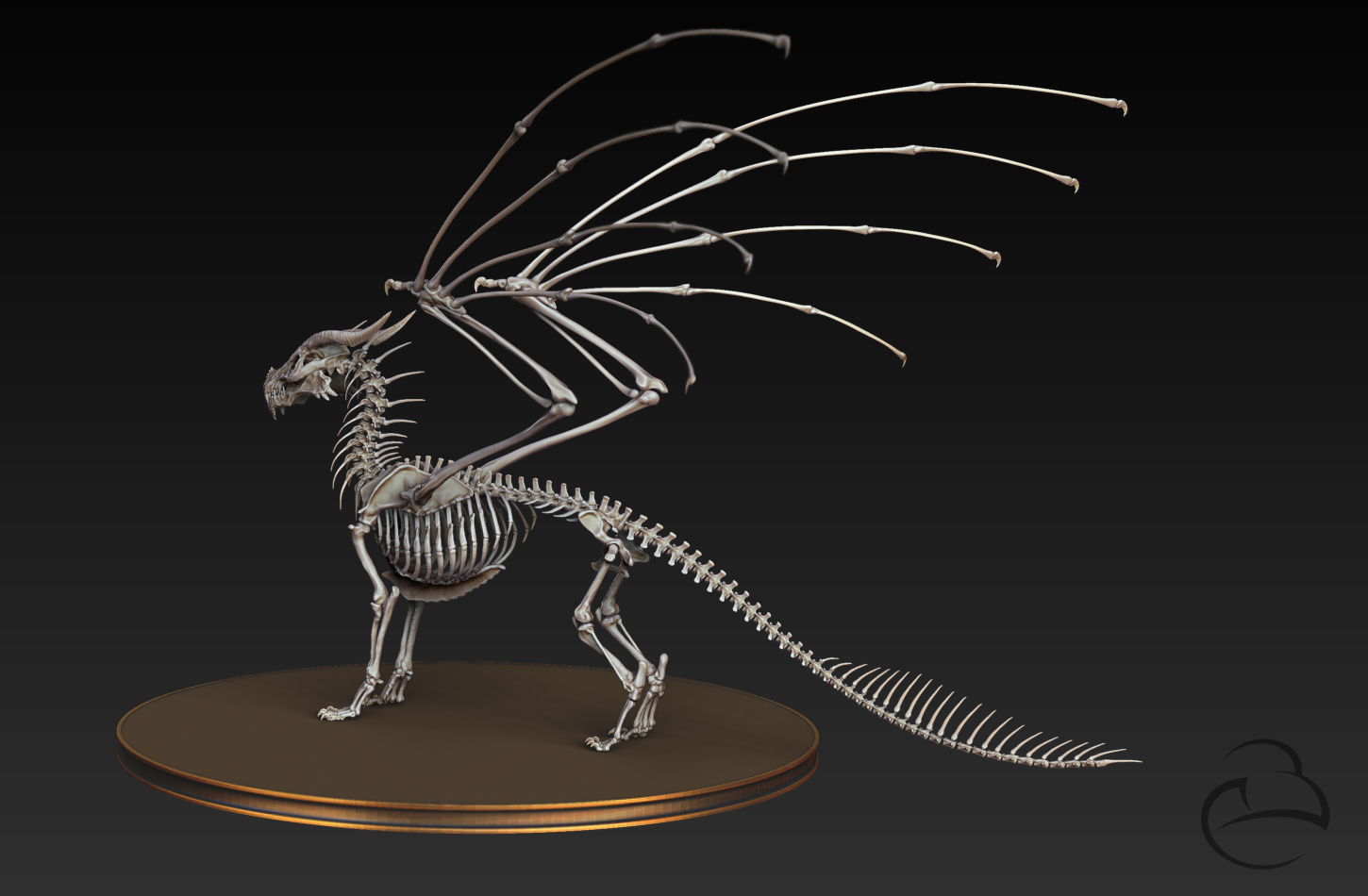 Misc - Dragon skeleton 2